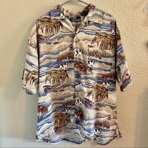 hawaiian button up shirt
